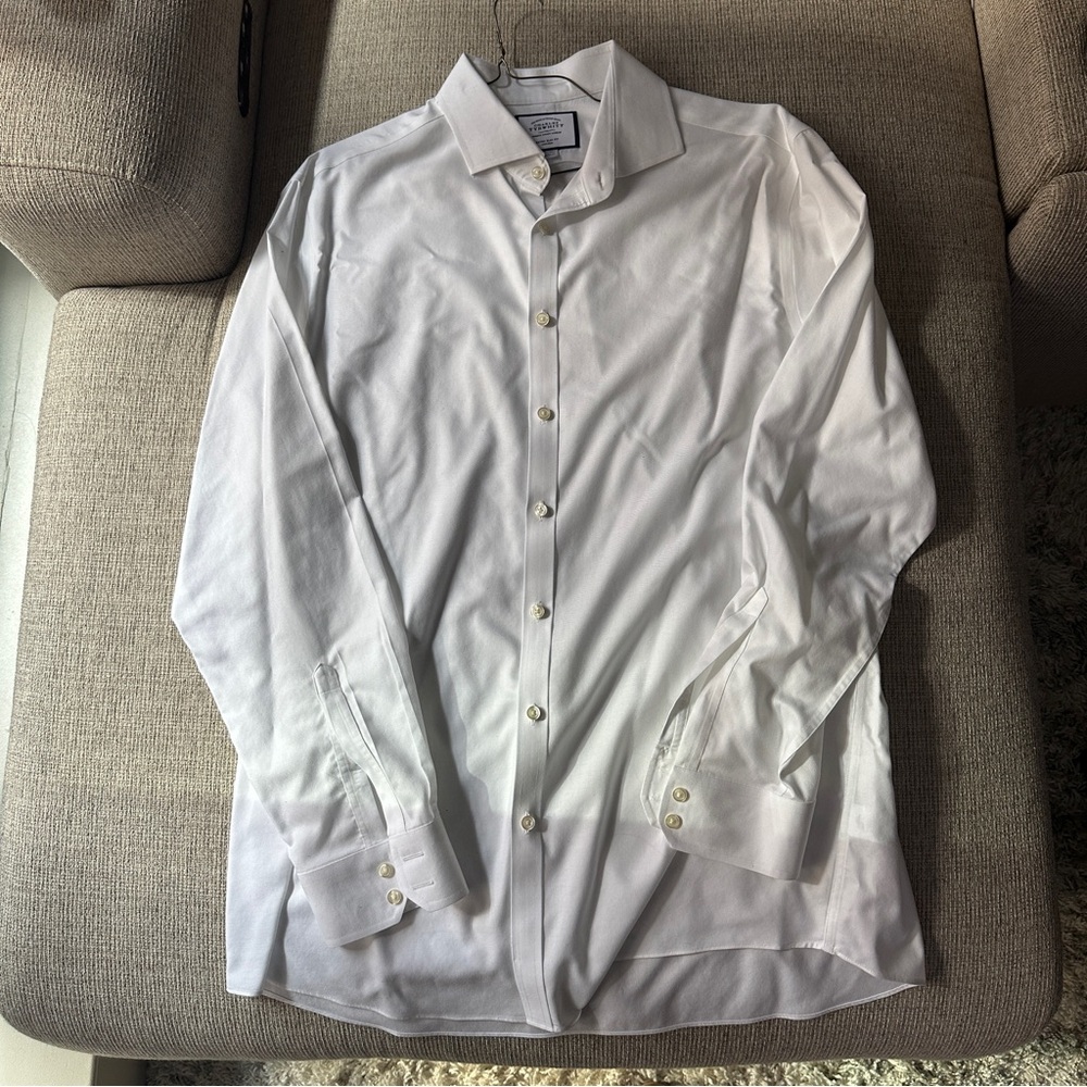 Charles Tyrwhitt Extra Slim Fit White Shirt